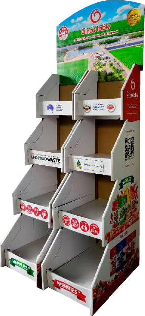 Ginas Table | Popup Standee & Display Printing